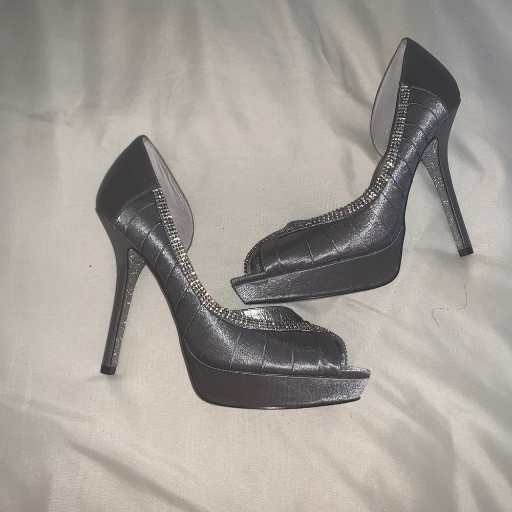 Silver heels